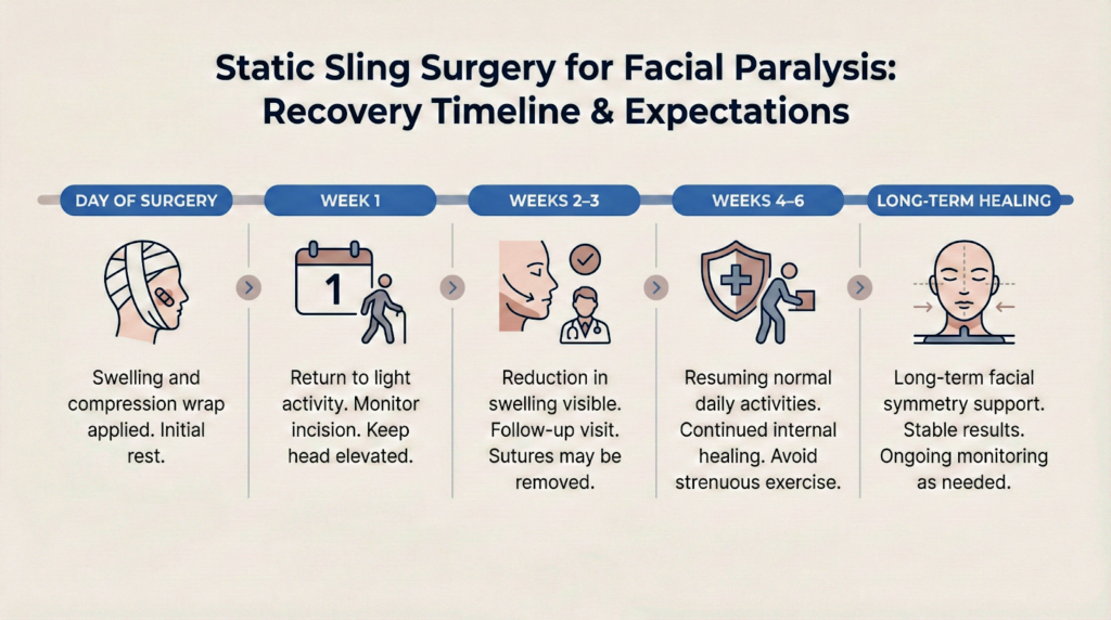 Medical illustration of a human head showing the temporalis muscle anatomy on the left side
