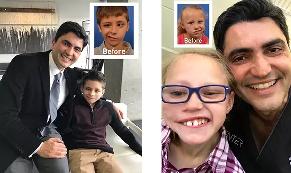 Dr. Azizzadeh with patient