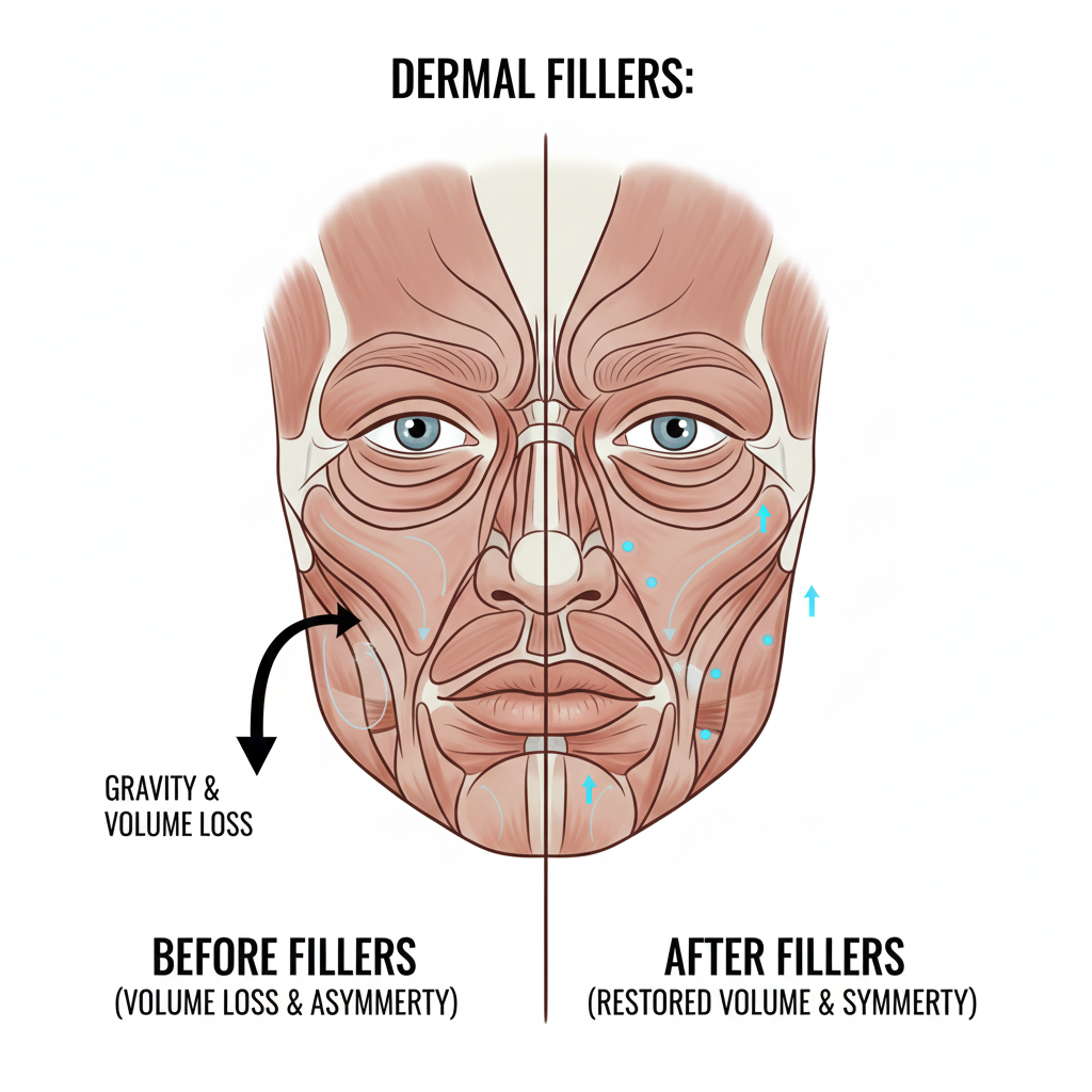 dermal fillers for facial paralysis
