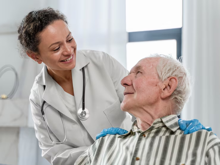 Myasthenia Gravis patient getting Treatment